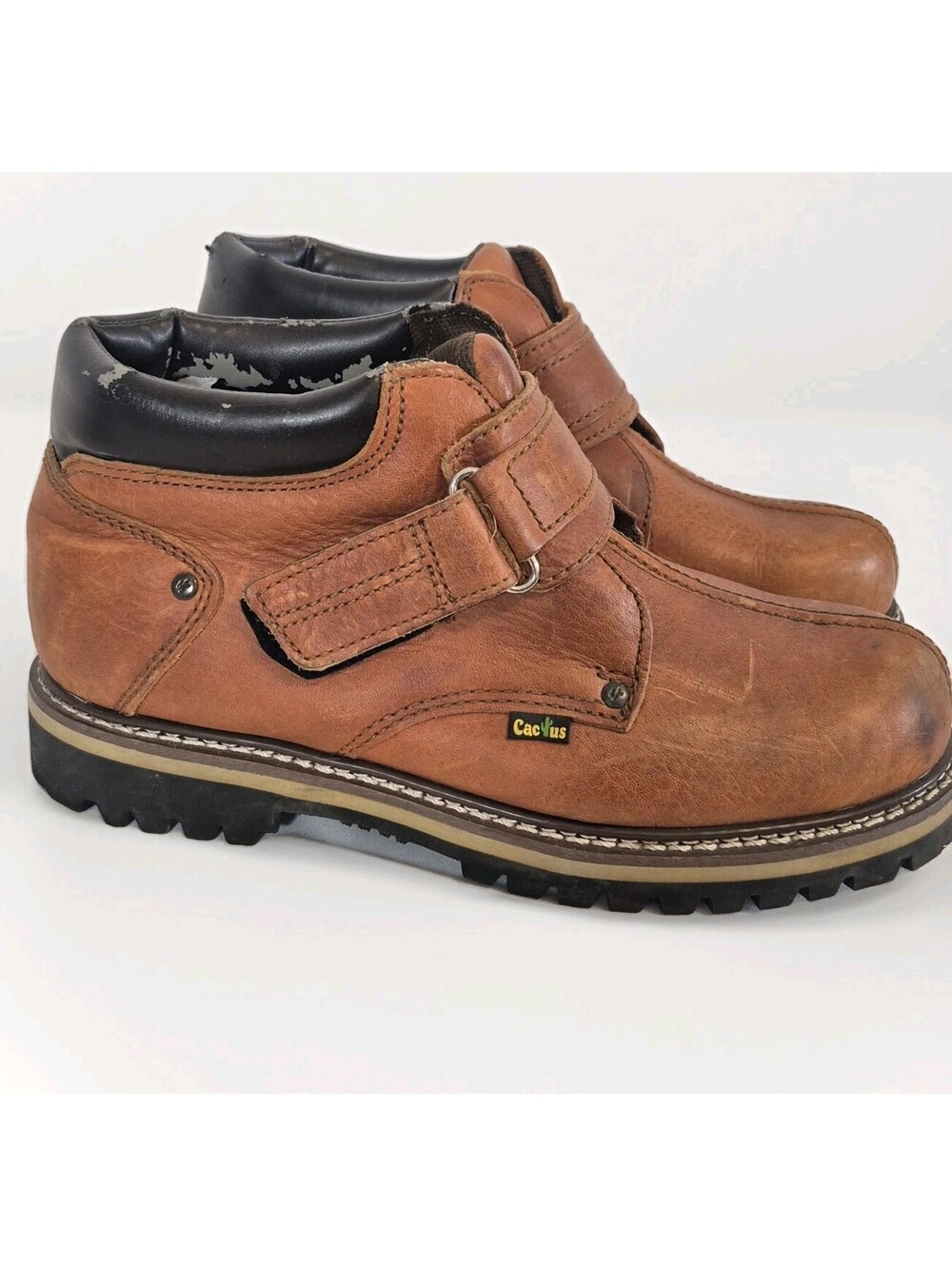 Cactus C3514 Mens 10.5M Brown Work Boots Oil Resistant- Not Steel Toe